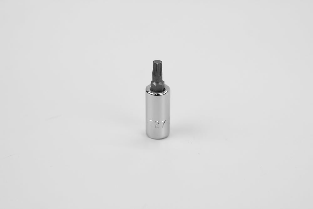 T27 1/4" Drive Torx Chrome Bit Socket